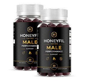 HoneyFil men's vitality gummies bottle
